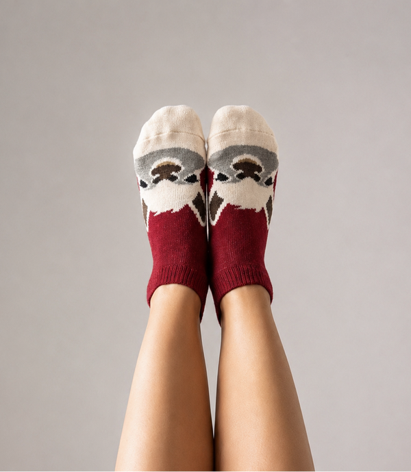 Alpaca Face Sock — Wine — wine alpaca by Peruvian Link