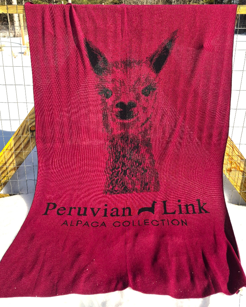 Alpaca Face Throw
