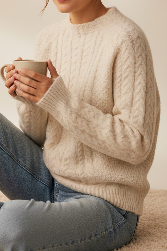 Aran Cable Sweater