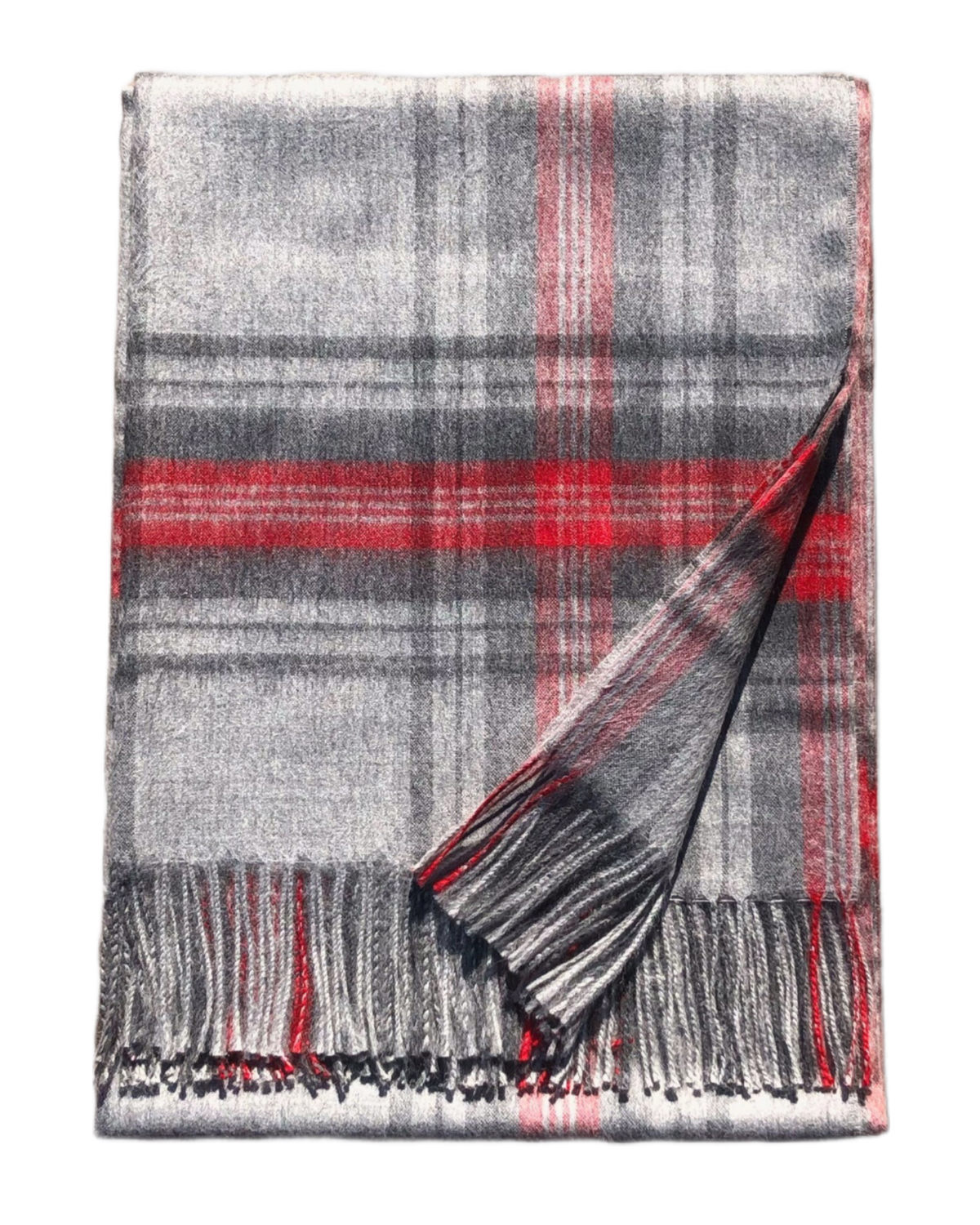 Tartan Plaid Throw - Heather