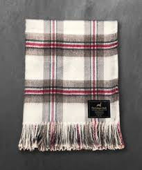 Tartan Plaid 100% Baby Alpaca Throw