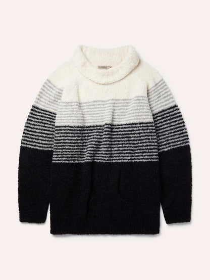 Oversized Boucle Alpaca Sweater