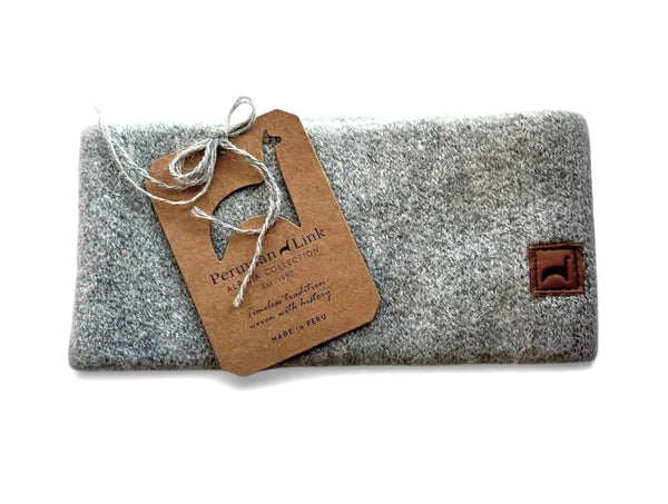 Alpaca Headband — Silver — silver baby alpaca by Peruvian Link
