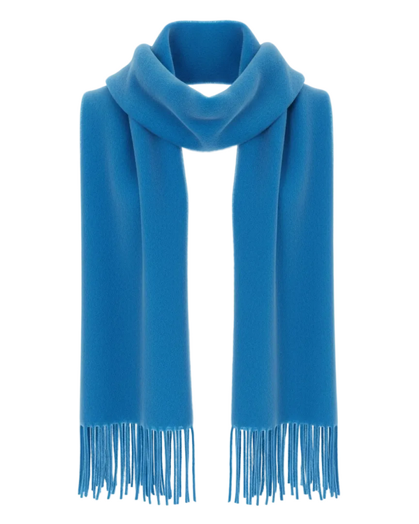 Baby Alpaca Scarf — Cyan — cyan baby alpaca by Peruvian Link