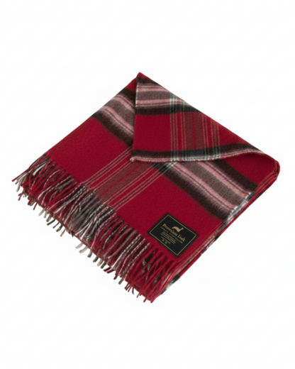 Cardinal Baby Alpaca Throw