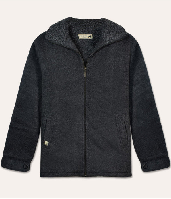 Barn Jacket — Charcoal — charcoal alpaca by Peruvian Link