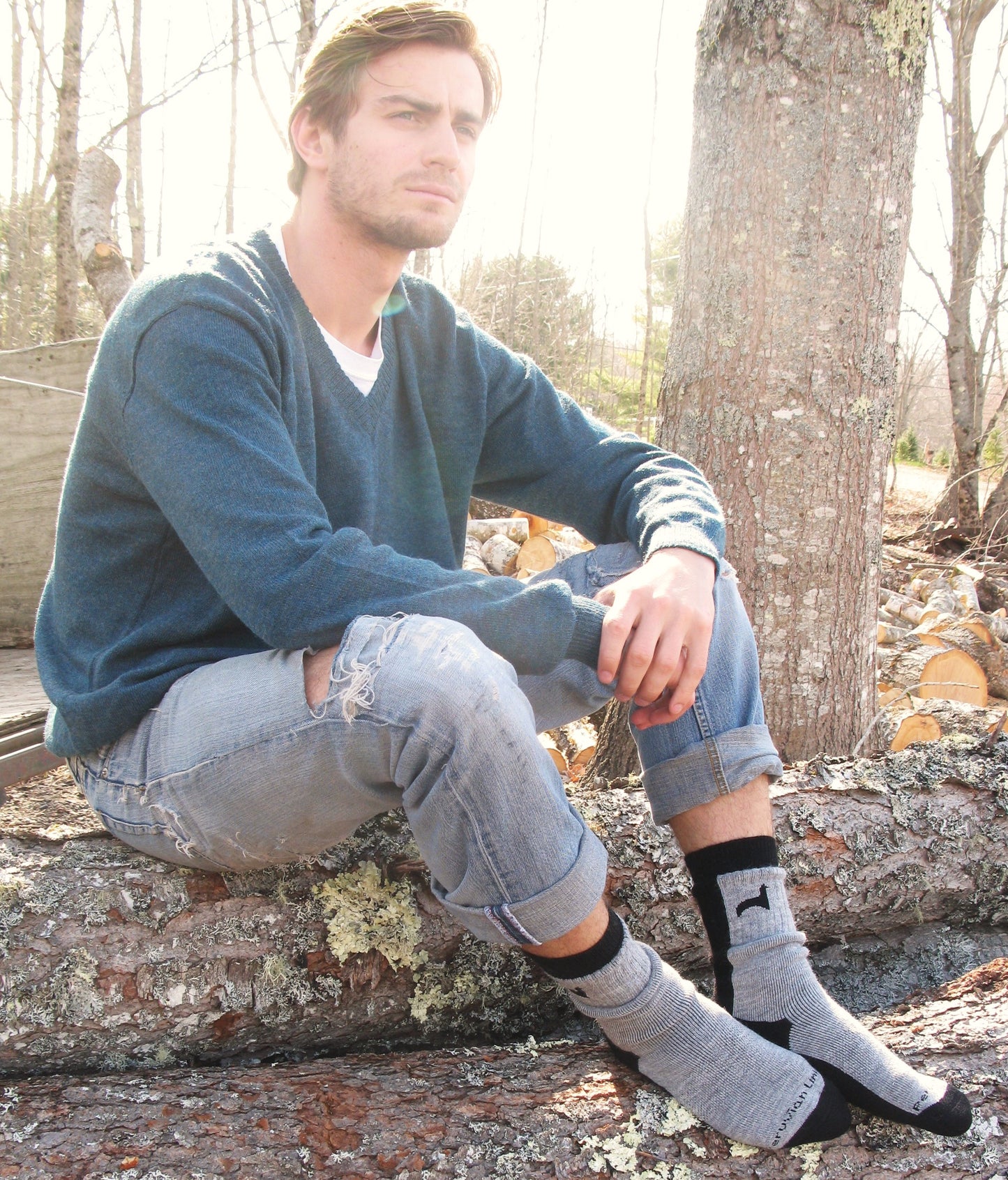 Hiker Alpaca Socks