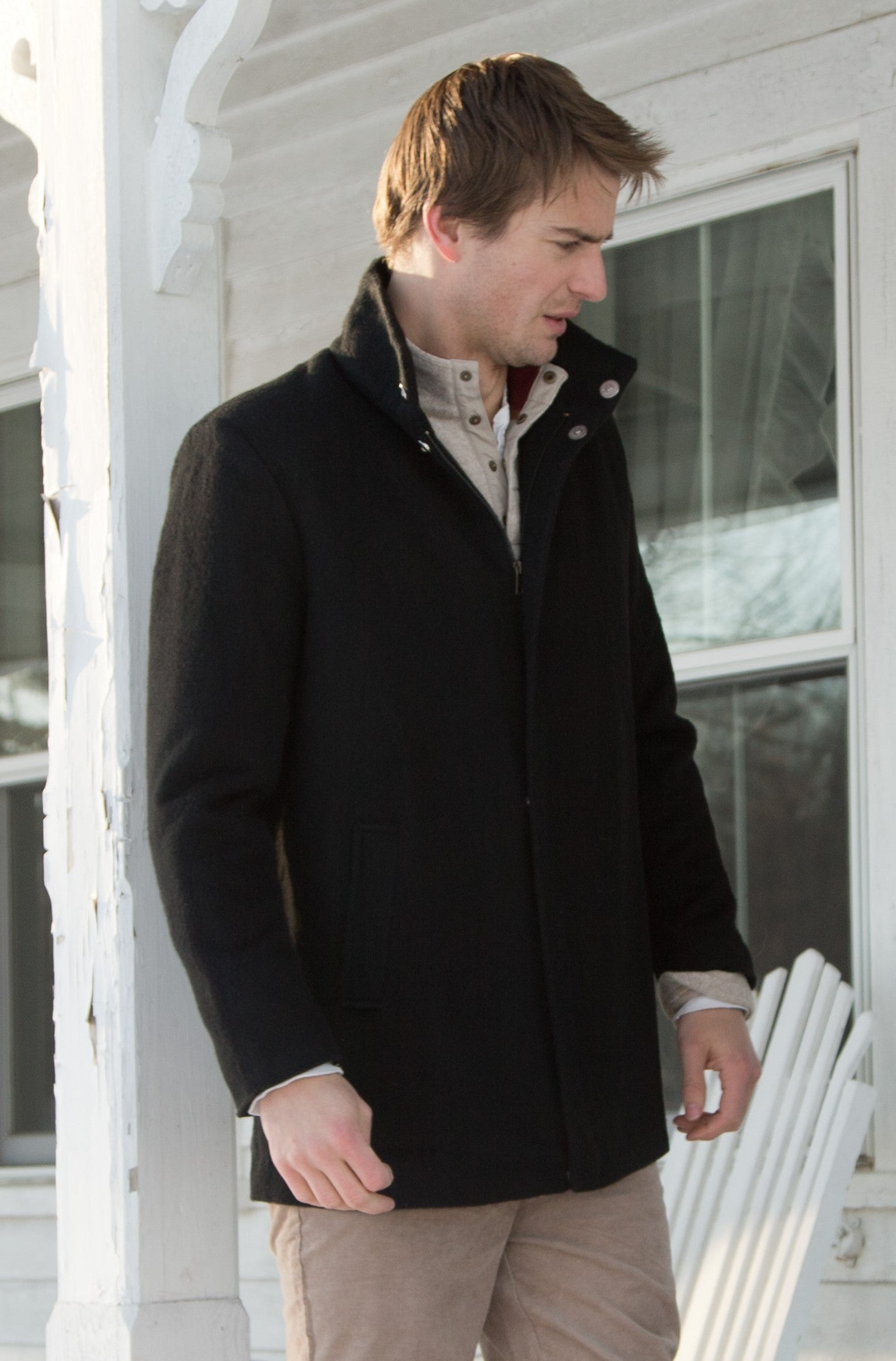 Black Label Alpaca Wool Coat – Peruvian Link Alpaca Collection
