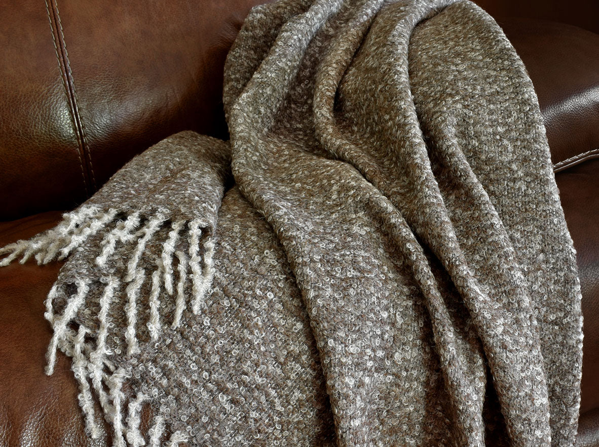 Criolla Alpaca Boucle Throw