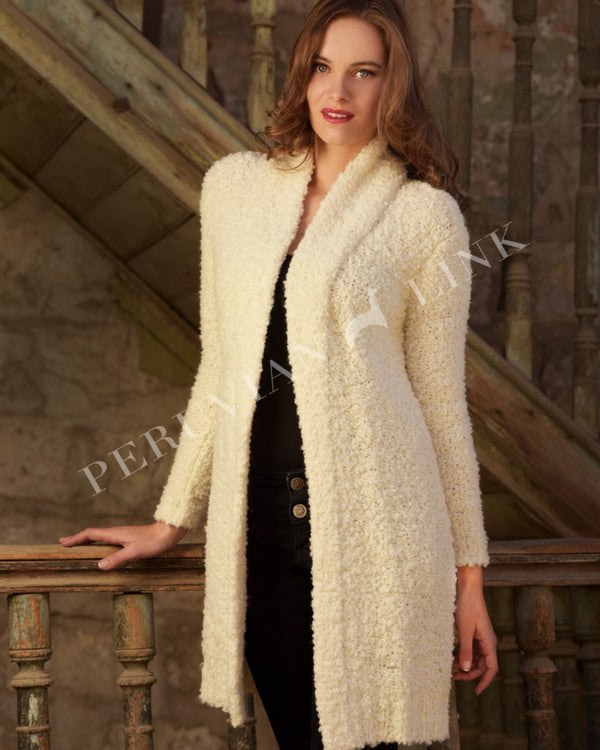 Boucle Lounger — Ivory — ivory alpaca by Peruvian Link