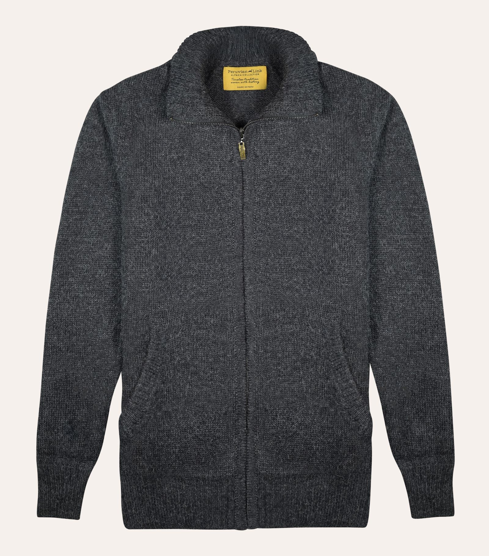 Brookfield Alpaca Full Zip – Peruvian Link Alpaca Collection