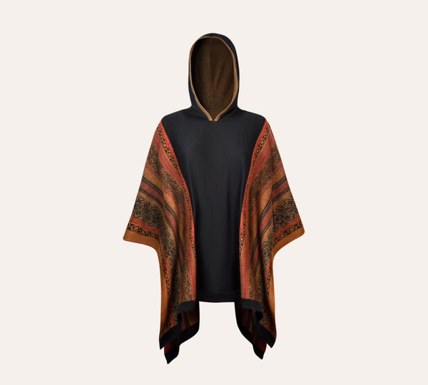 Catalonia Poncho — Copper — copper alpaca by Peruvian Link