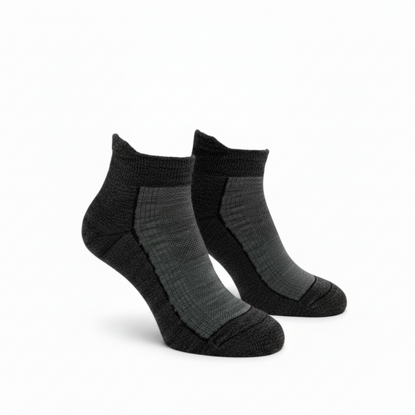 Quarter Sock — Grey — grey baby alpaca by Peruvian Link