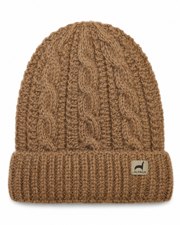 Trenza Hat — Camel — camel alpaca by Peruvian Link