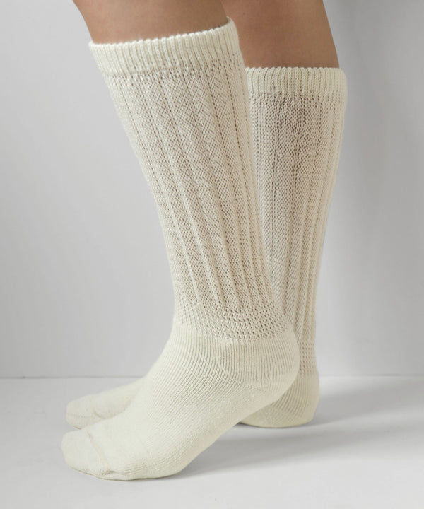 Daily Balance Sock — Ivory — ivory baby alpaca by Peruvian Link
