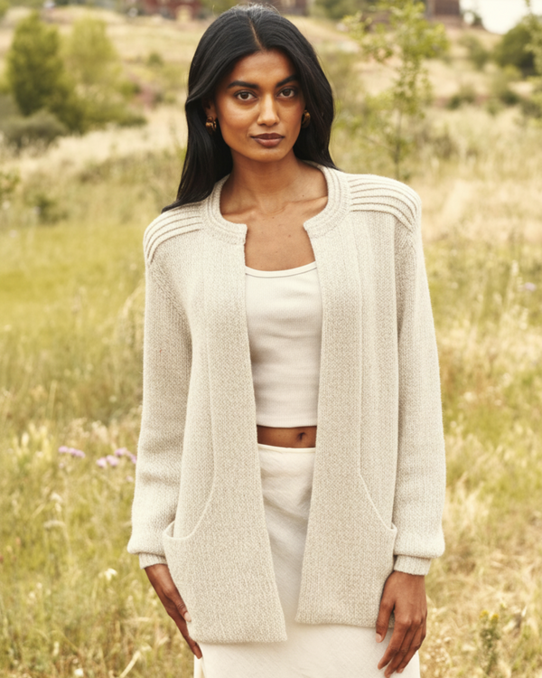 Ebel Sweater — Ivory — ivory alpaca by Peruvian Link