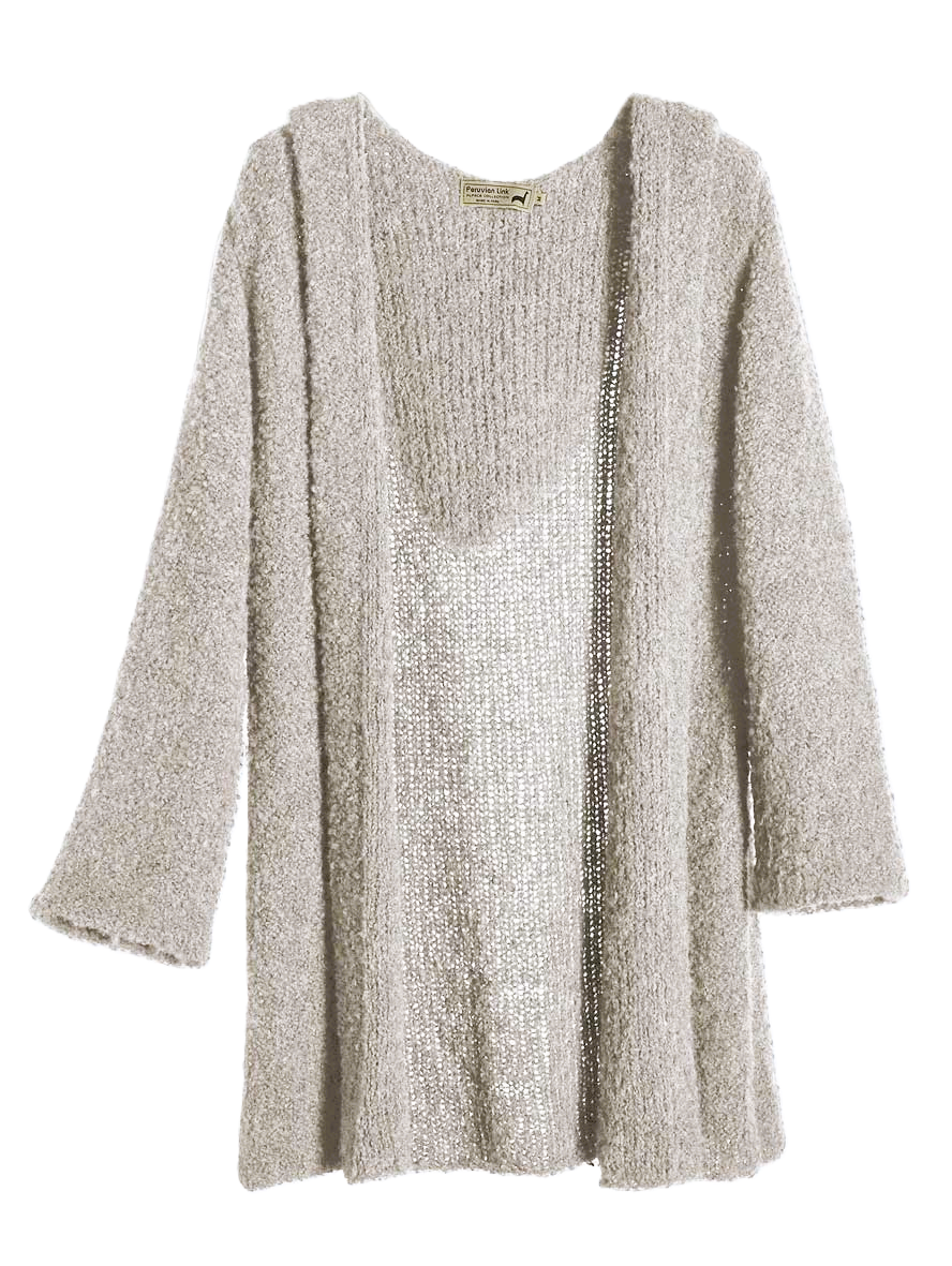 Eco Hooded Cardigan