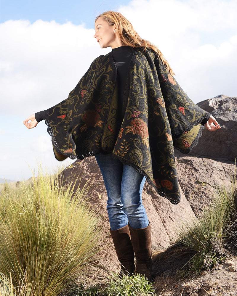 Wholesale Alpaca Ruanas – Peruvian Link Alpaca Collection