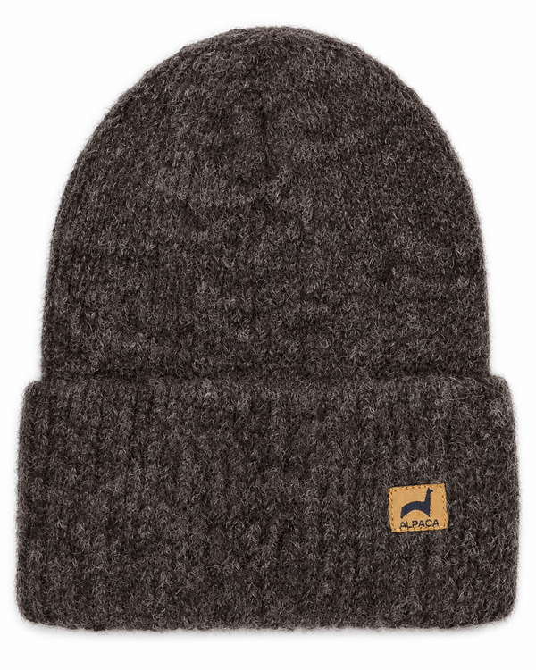 Ecoblend Hat — Espresso — espresso baby alpaca by Peruvian Link