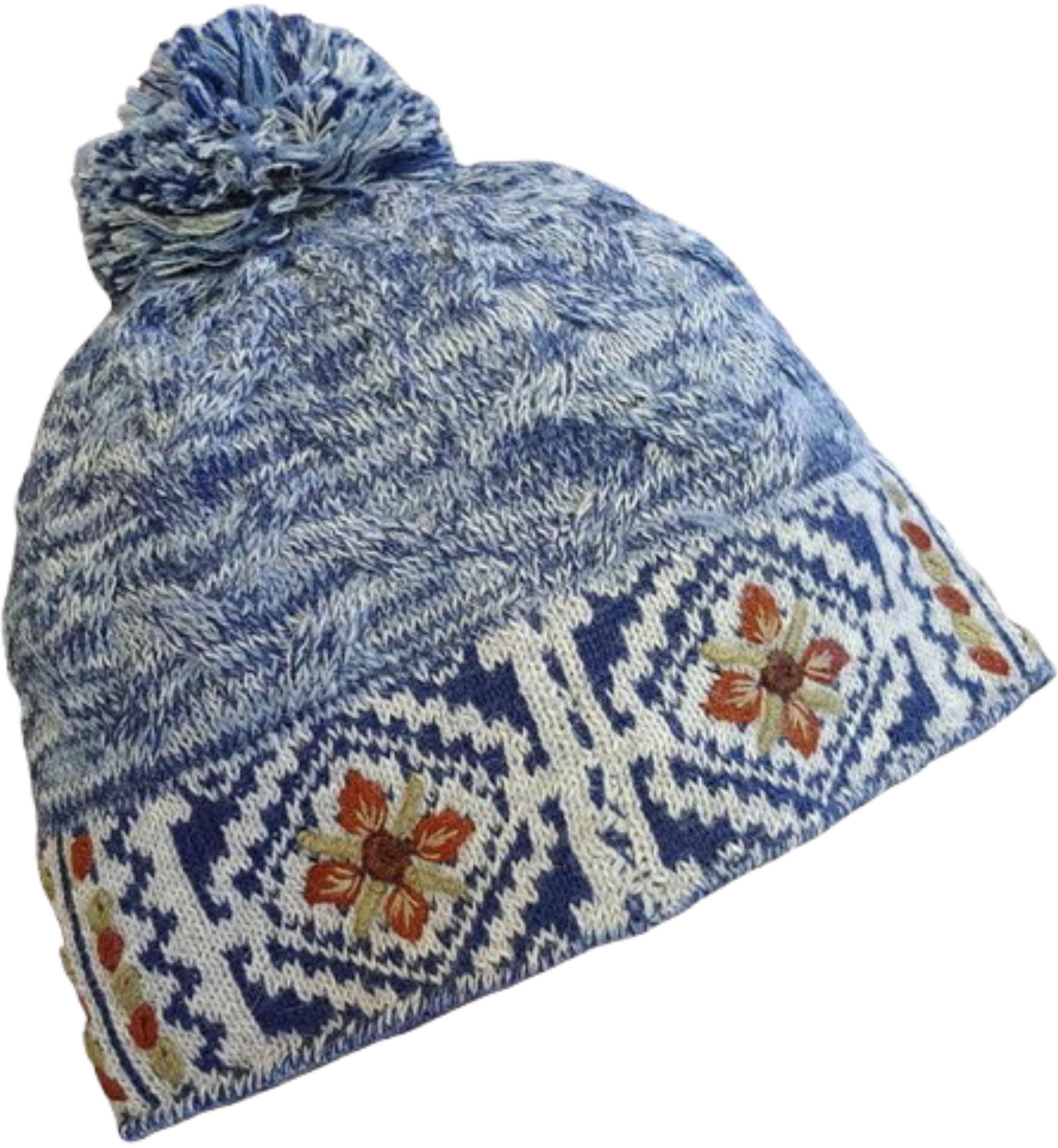 Frosty Mosaic Alpaca Hat