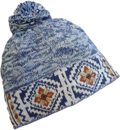 Frosty Mosaic Alpaca Hat