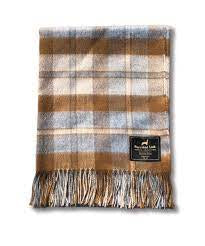 Tartan Plaid 100% Baby Alpaca Throw