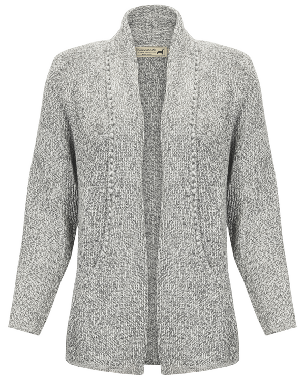 The Fireside — Silver Mel — silver mel alpaca by Peruvian Link