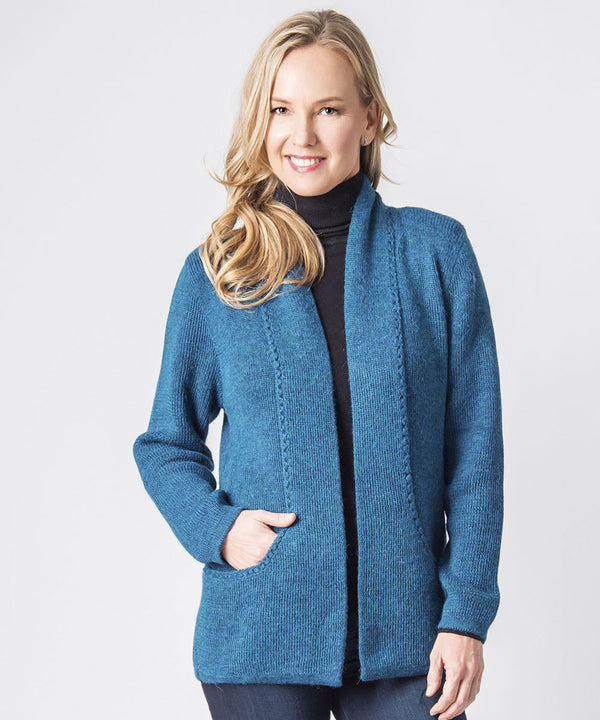 The Fireside — Teal — teal alpaca by Peruvian Link