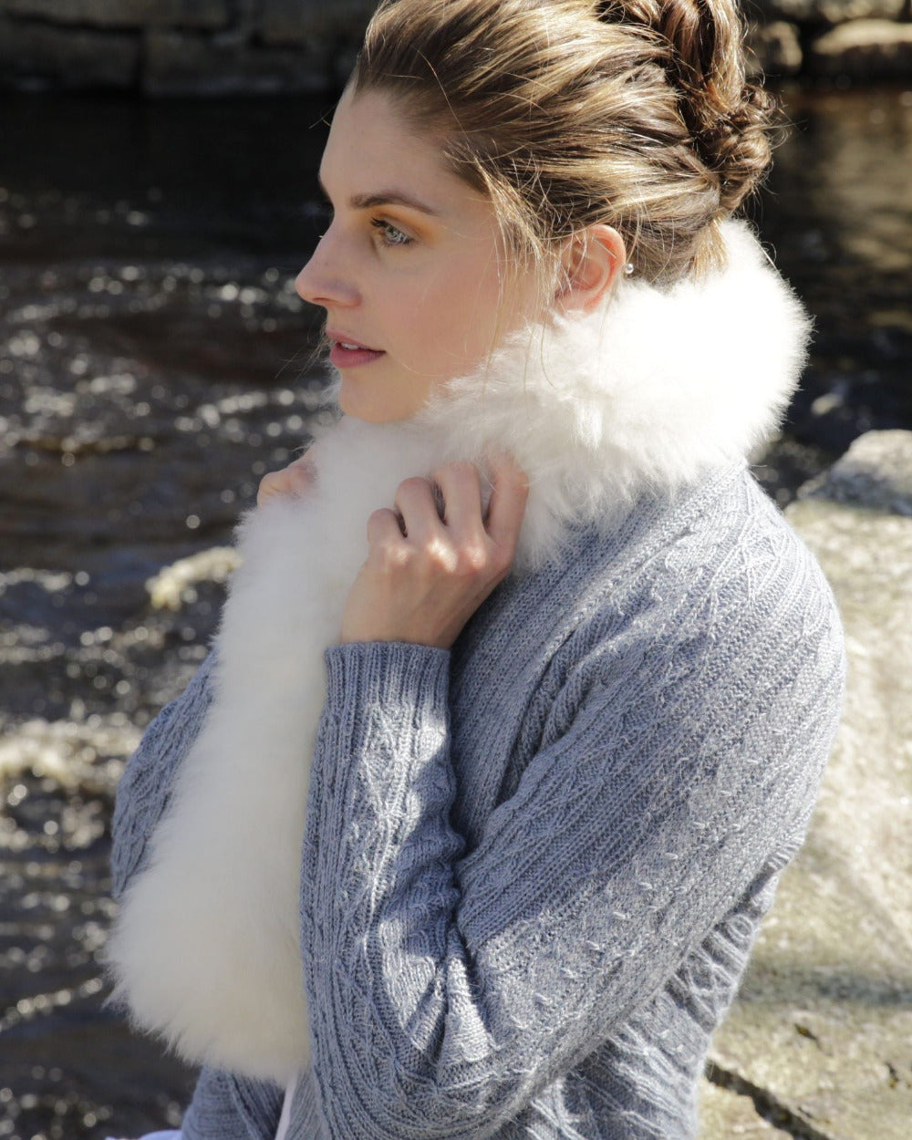 Alpaca Fur Scarf