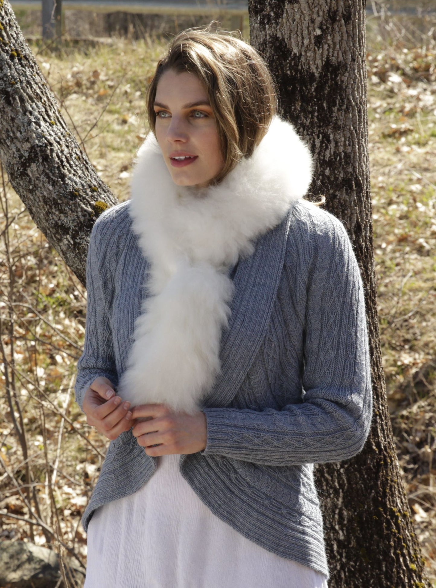 Alpaca Fur Scarf