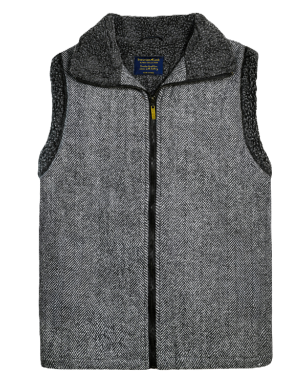 Harbor Vest — Granite — granite alpaca by Peruvian Link