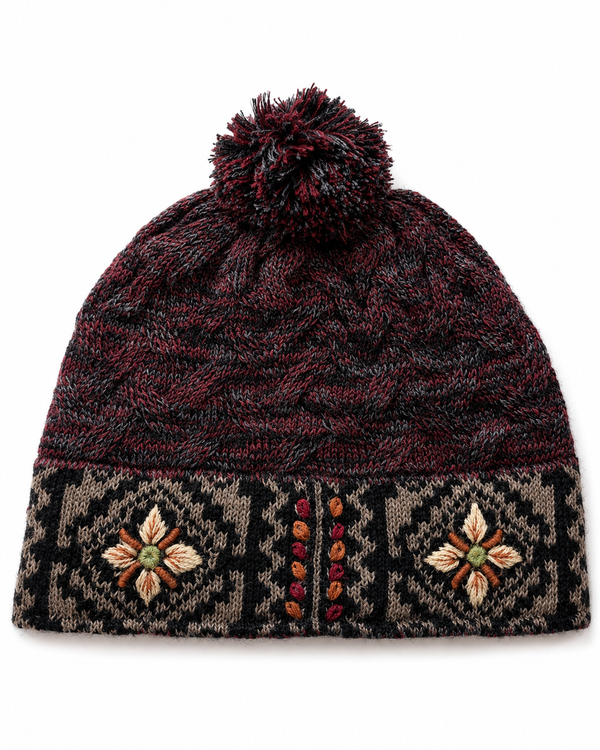 Harvest Mosaic Hat — único alpaca by Peruvian Link