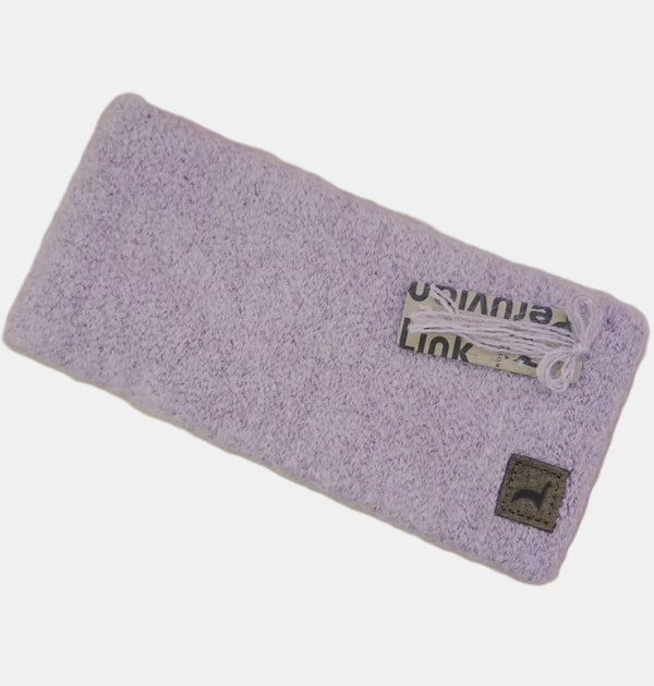Alpaca Headband — Mauve — mauve baby alpaca by Peruvian Link