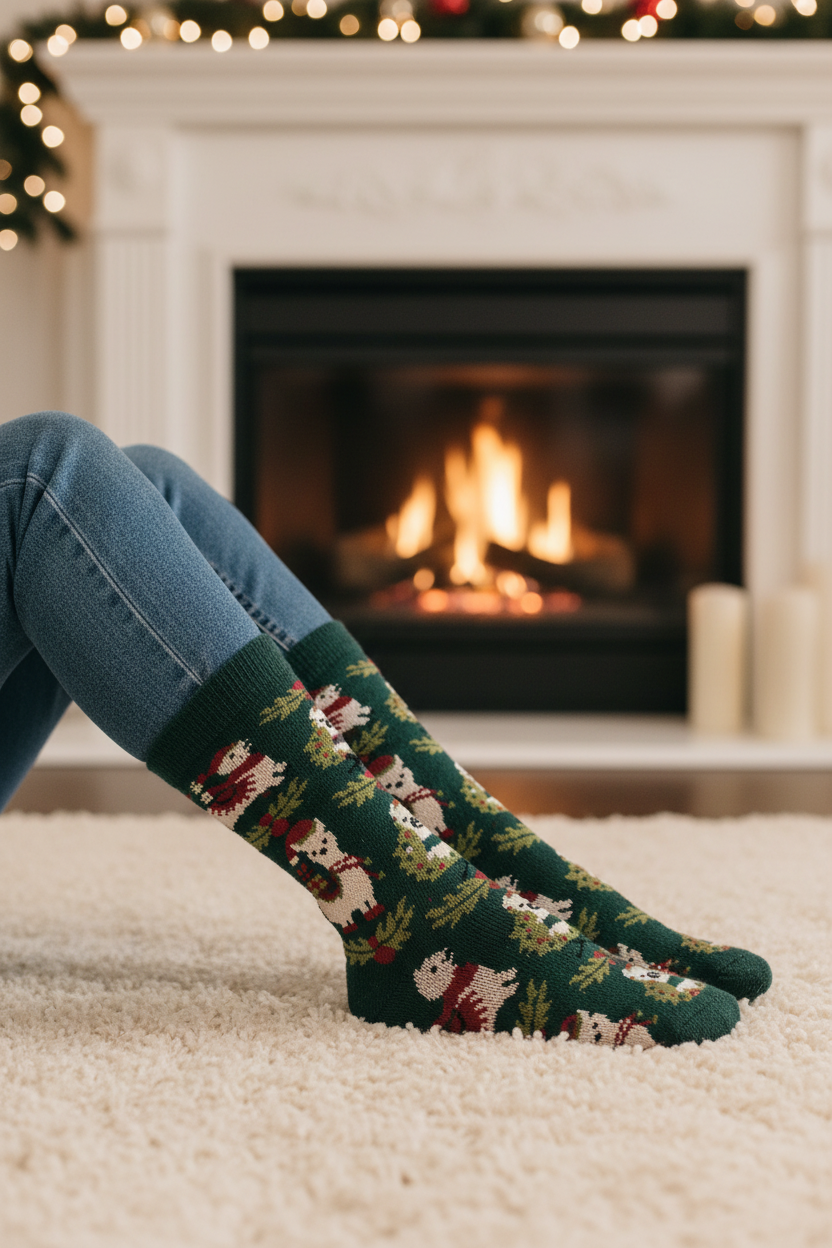 Holly Alpaca Socks
