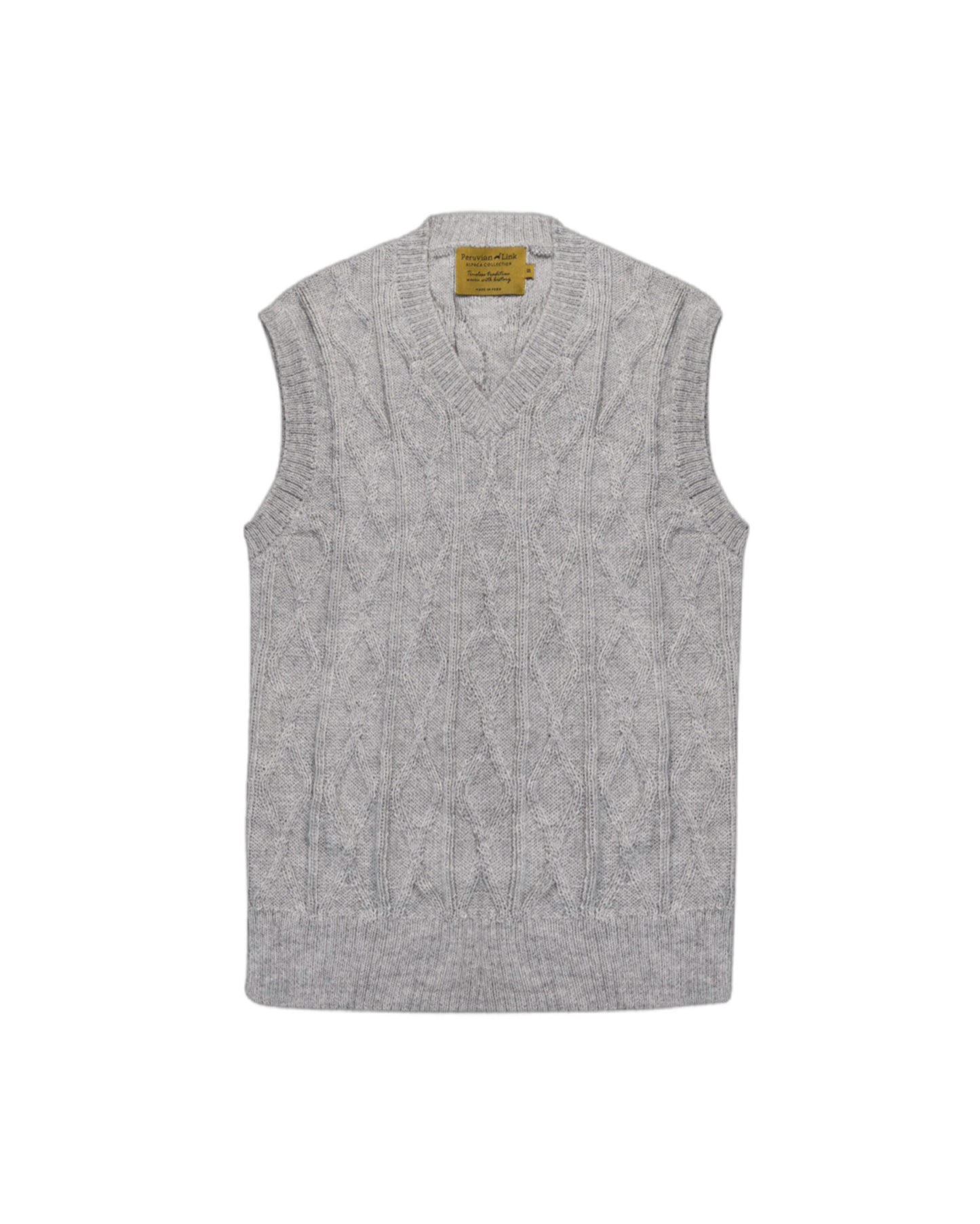 Cable V-Neck Vest