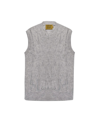Cable V-Neck Vest