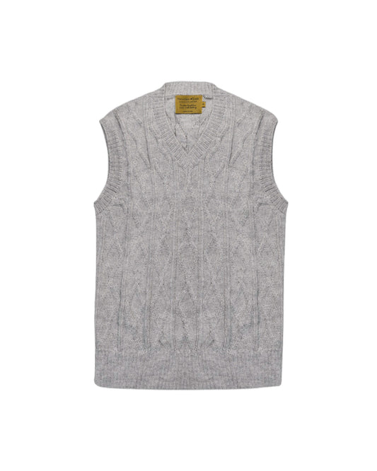 Cable V-Neck Vest