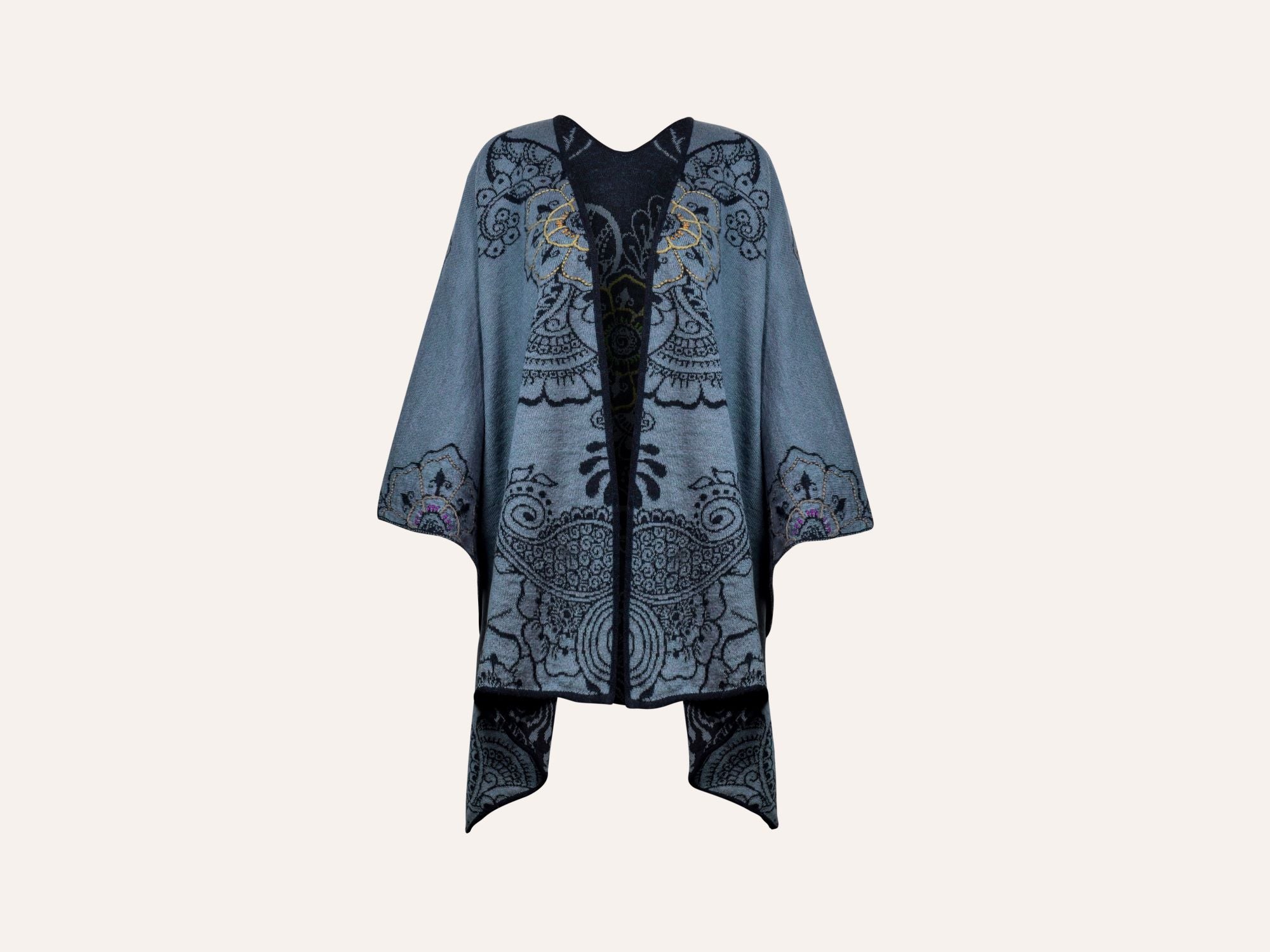 Ibiza Reversible Ruana – Peruvian Link Alpaca Collection