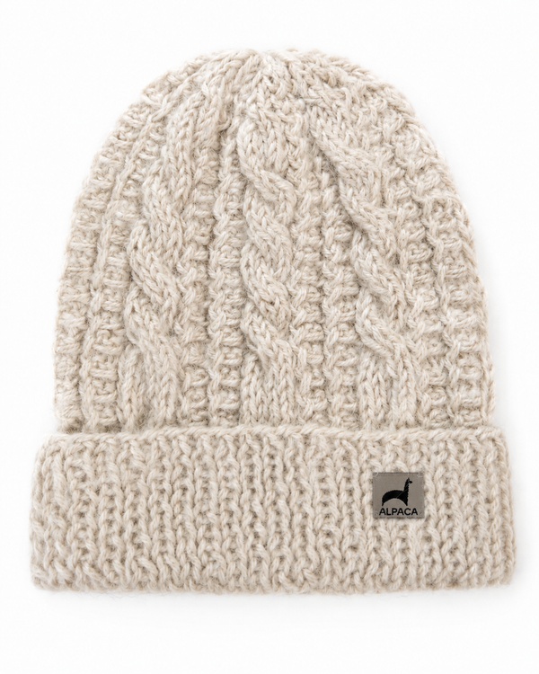 Trenza Hat — Ivory — ivory alpaca by Peruvian Link