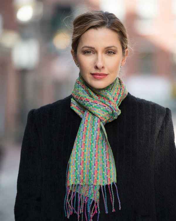 Multi Woven Scarf — único alpaca by Peruvian Link