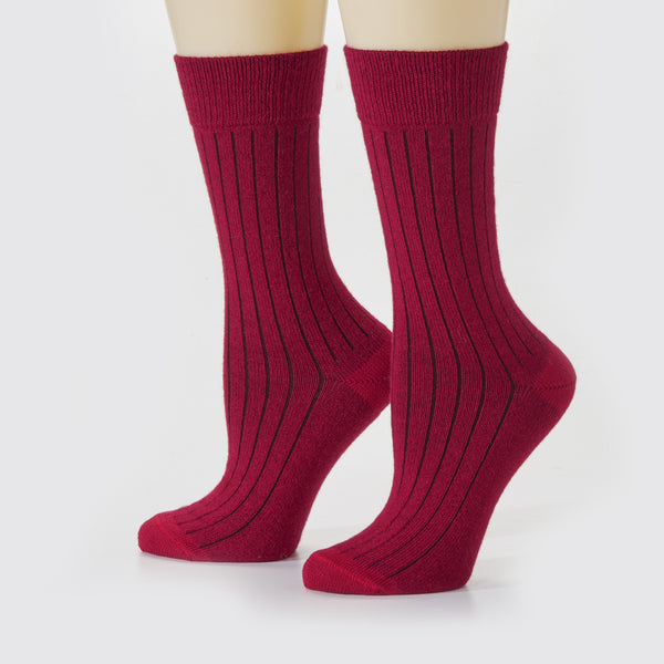Dress Socks — Red — red alpaca by Peruvian Link