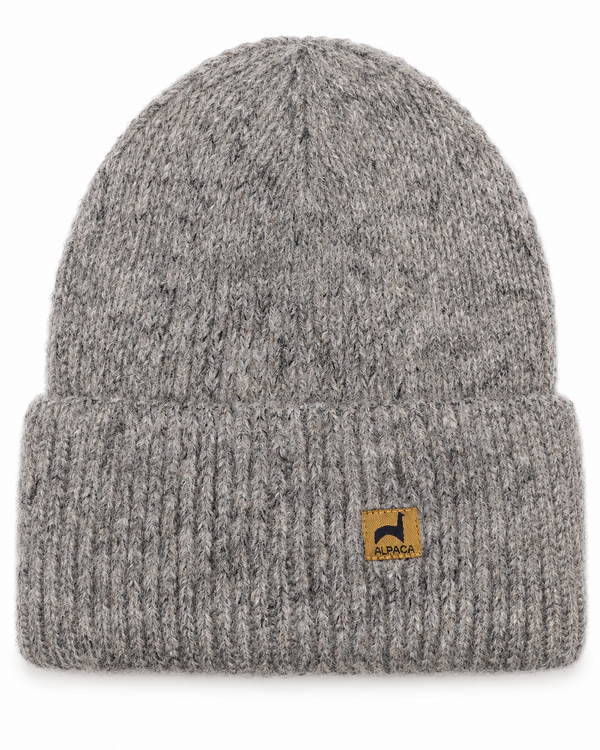 Ecoblend Hat — Pewter — pewter baby alpaca by Peruvian Link