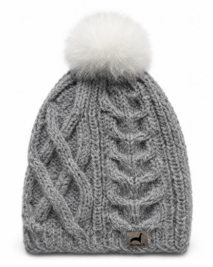 Pom Cable Hat