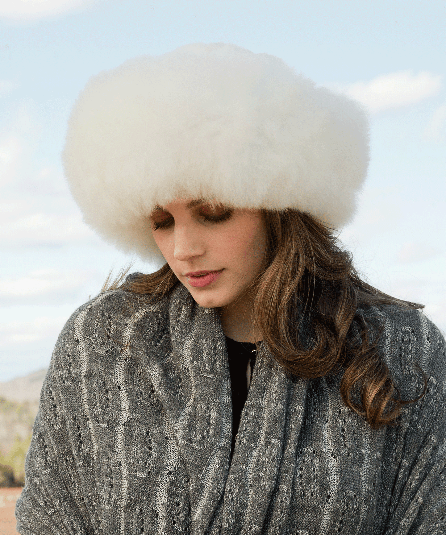 Traditional Fur Baby Alpaca Hat