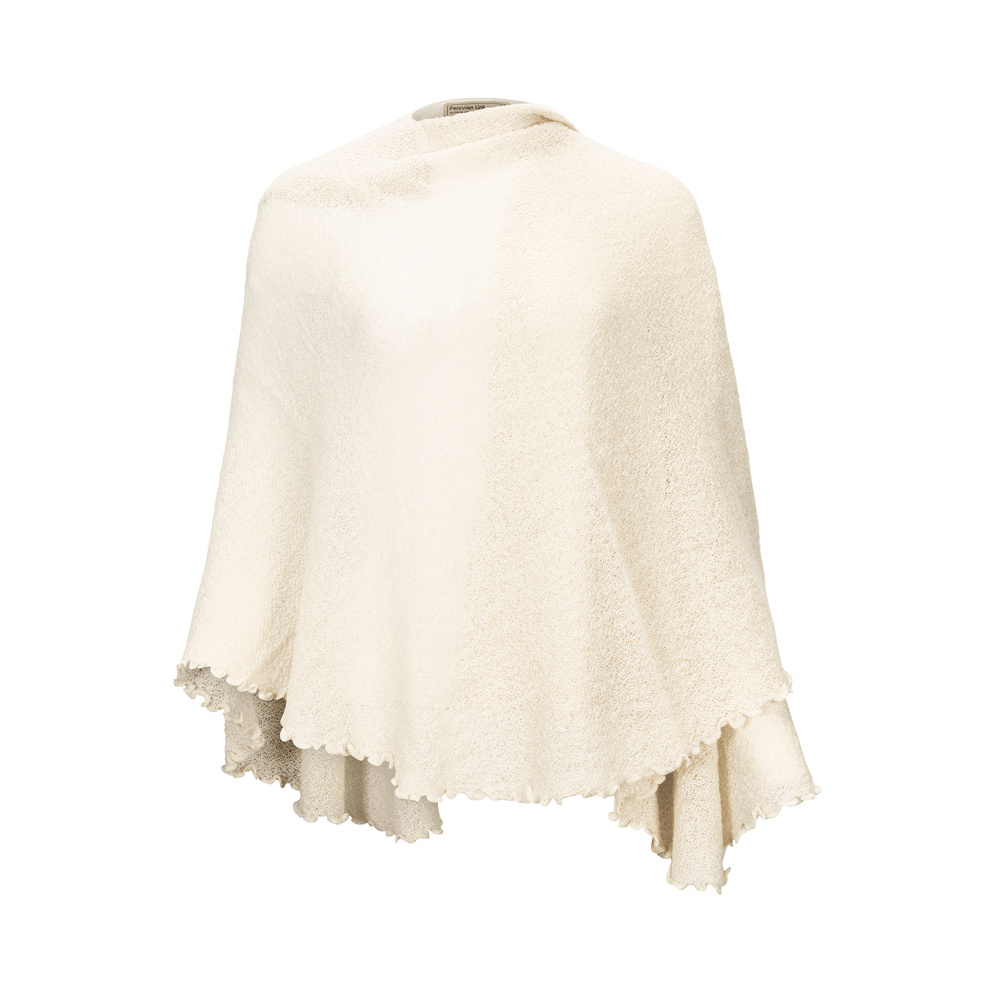 Ruffle Alpaca Cape