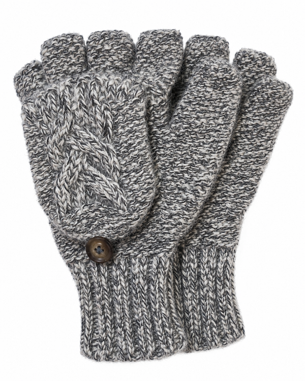 Cable Glittens — S & P — s & p alpaca by Peruvian Link