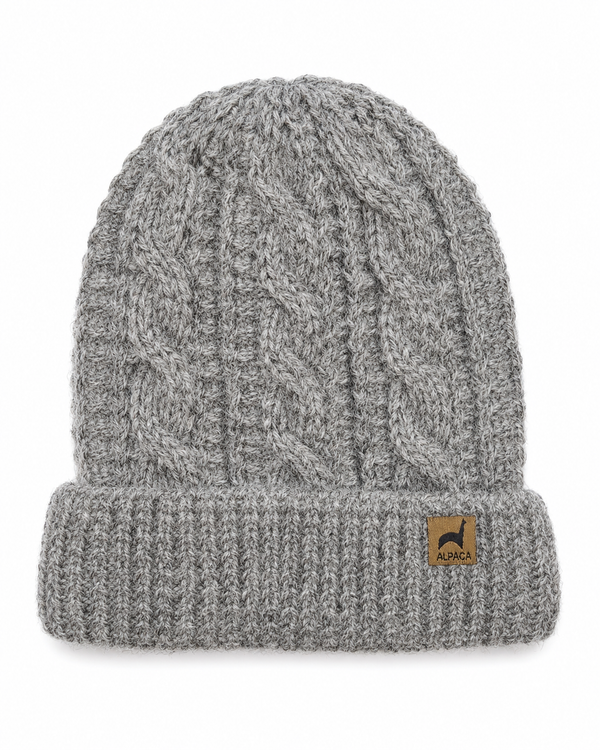 Trenza Hat — Silver — silver alpaca by Peruvian Link
