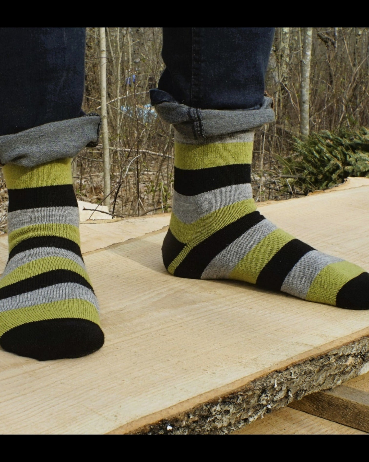 Tri-Color Sock