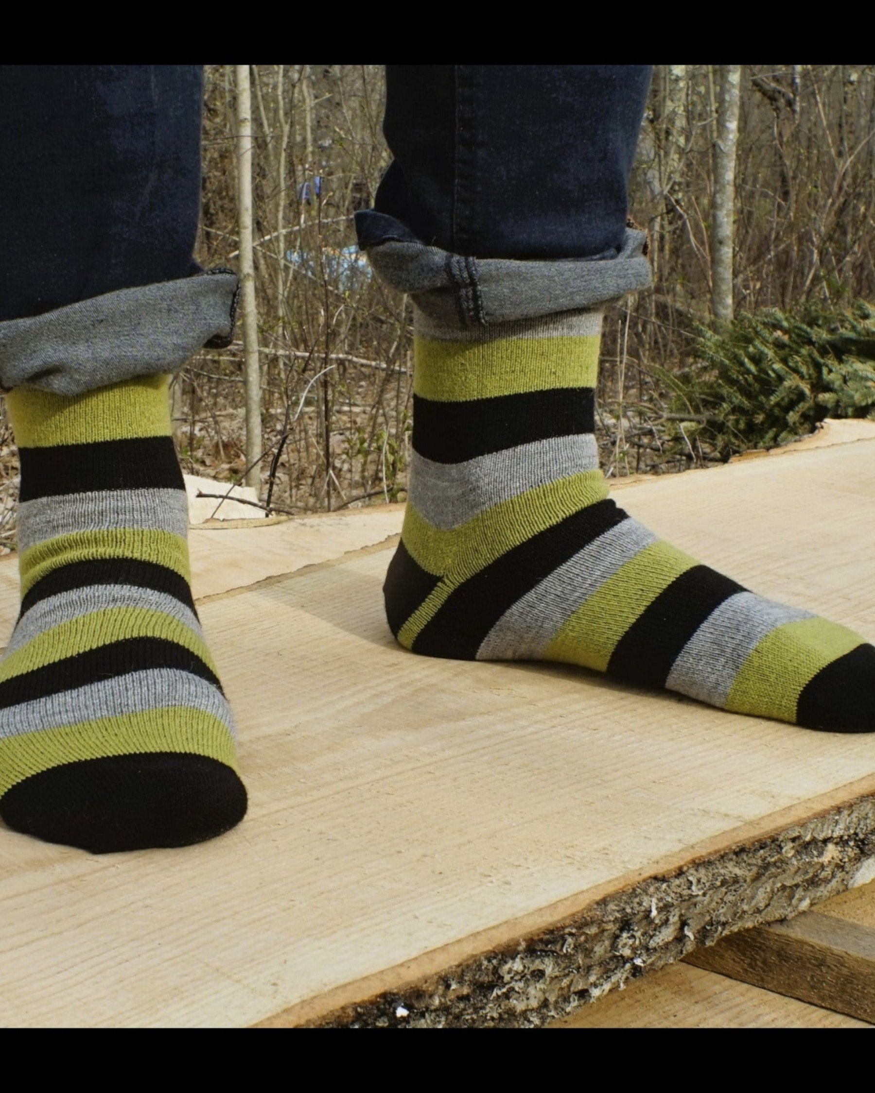 Tri-Color Sock