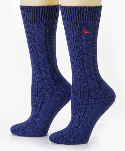 Cable Dress Socks